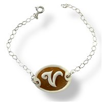 Bracelet Mandile 1922 Woman Cammei  in Silver Conchiglia 2MBRCLV